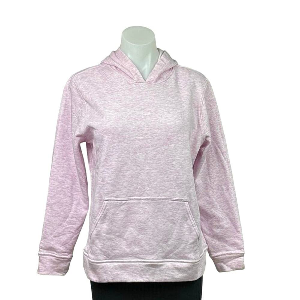 32 Degrees Cool Women’s Pink Pockets Hooded Pullover Long Sleeve Sweatshirt Sz M